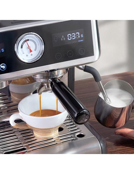 HiBREW H7A Macchina per caffè espresso 20 bar di pressione sistema a doppia caldaia macinino a 30 livelli Negozi Online