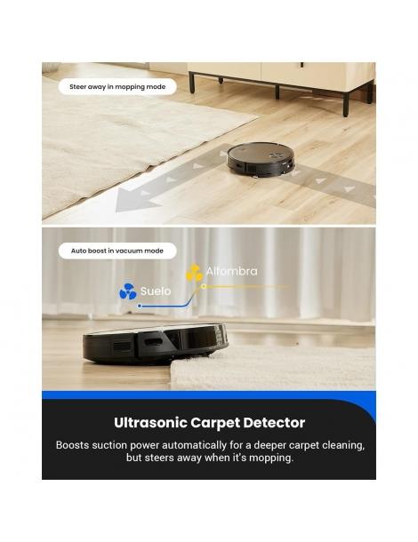 Proscenic V10 Aspirapolvere Robot Pulizia dei Pavimenti Aspirazione da 3000Pa tappetino vibrante vibra 3000 volte al minuto Prezzo Ridotto