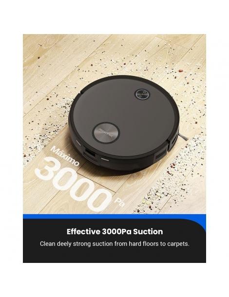 Proscenic V10 Aspirapolvere Robot Pulizia dei Pavimenti Aspirazione da 3000Pa tappetino vibrante vibra 3000 volte al minuto Prezzo Ridotto