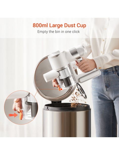 Ultenic U10 Pro Aspirapolvere a batteria 400W 27Kpa aspirazione massima filtrazione a 5 strati 115000rpm velocità motore Convenienza
