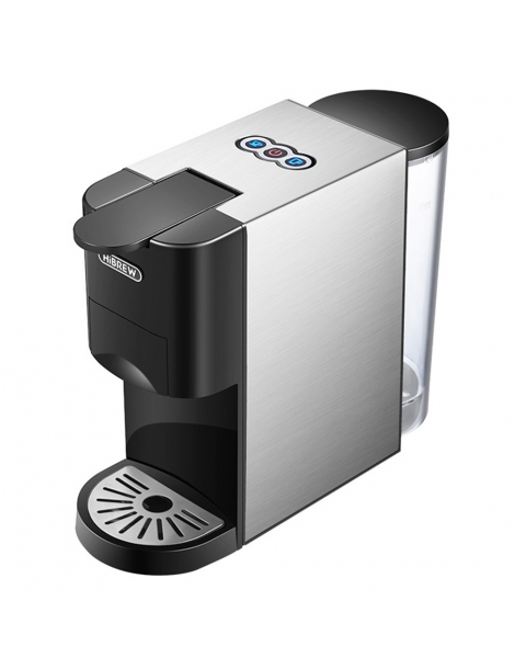 HiBREW H3A 5-in-1 Macchina da caffè 19 Bar di pressione modalità freddo/caldo serbatoio dell'acqua da 800 ml - argento Presa
