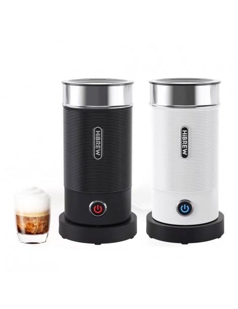 HiBREW M1A 450W Macchina montalatte miscelatore di cioccolato per latte freddo/caldo e cappuccino - Bianco In Vendita