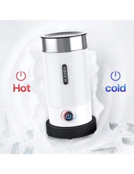 HiBREW M1A 450W Macchina montalatte miscelatore di cioccolato per latte freddo/caldo e cappuccino - Bianco In Vendita