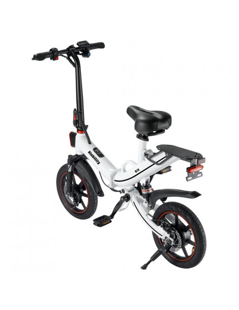 Niubility B14 14 pollici 400W Ciclomotore elettrico bicicletta pieghevole adatto alla città - Bianco Italy