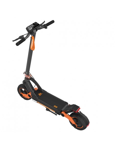 KUGOO KIRIN G3 Adventurers Dream Scooter Elettrico Pieghevole - Motore Brushless da 1200W e Batteria da 52V 18Ah - Nero Vendita