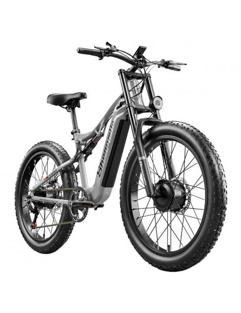 Shengmilo S600 Bicicletta elettrica motore 1000W*2 batteria 48V 17.5AH pneumatici 26 pollici velocità massima 50km/h 160N.M Negozi Online