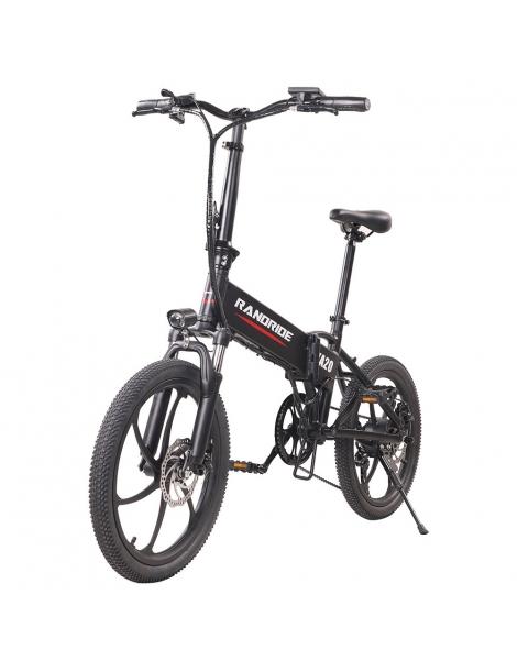 RANDRIDE YA20 Bici Elettrica Pieghevole 500W Motore 40km/h Velocità Massima 48V 12.8Ah Batteria 80-90 Autonomia Massima Acquista Ora
