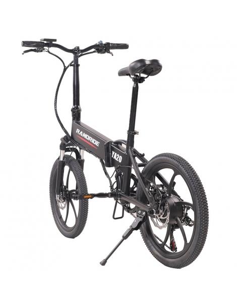 RANDRIDE YA20 Bici Elettrica Pieghevole 500W Motore 40km/h Velocità Massima 48V 12.8Ah Batteria 80-90 Autonomia Massima Acquista Ora