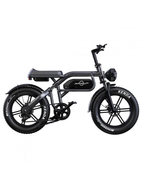 PHNHOLUN C8 Bicicletta elettrica motore da 1500W batteria da 48V 20Ah pneumatici grassi da 20*4.0 pollici Consegna Veloce