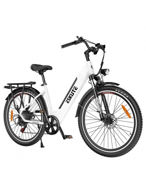 ESKUTE ES-26-LJ Bicicletta elettrica motore Bafang 250W batteria 36V 20Ah 26 x 1 75 pollici velocità massima 25km/h - Bianco Promozione Limitata