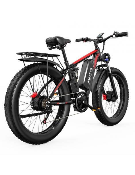 DUOTTS S26 26*4.0in Bici Elettrica Pneumatici 750W*2 Motore 50km/h Velocità Massima 48V 20Ah Samsung Batteria Sottocosto