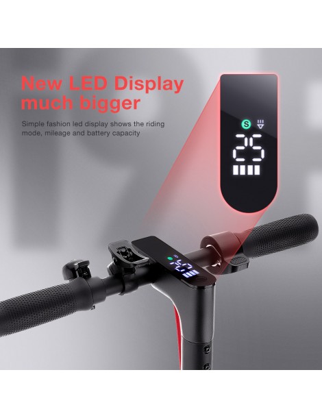 iScooter i9 Pro Scooter elettrico 8 5 pollici Pneumatico a nido d'ape 350W Motore 7 5Ah Batteria 30km/h Velocità massima Nero Offerta