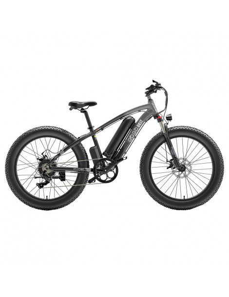 GOGOBEST GF600 26 Pollici Pneumatici Grassi Bicicletta Elettrica Pieghevole 1000W Motore 48V 13Ah Batteria - Grigio Nero Outlet
