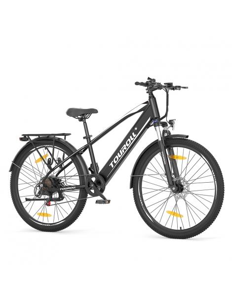 Touroll J1 Bicicletta da trekking con motore da 250W ruote da 27 5" batteria da 561 6Wh autonomia di 100 km Offerte