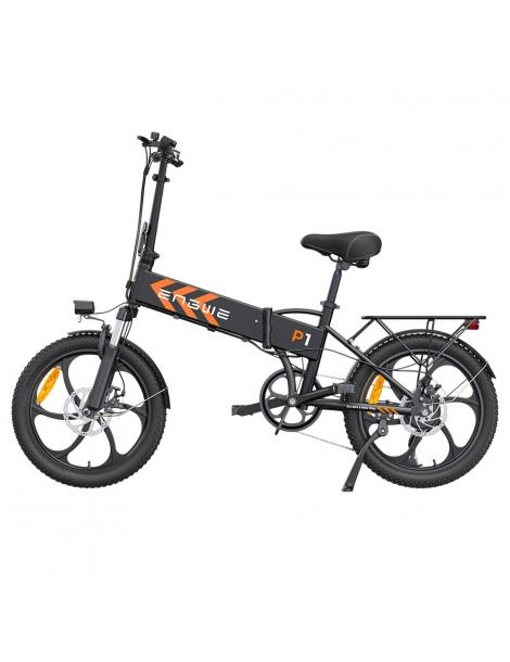 ENGWE P1 Bicicletta elettrica pieghevole pneumatico 20*3 pollici motore 250W batteria 36V 13Ah - Nero Italy