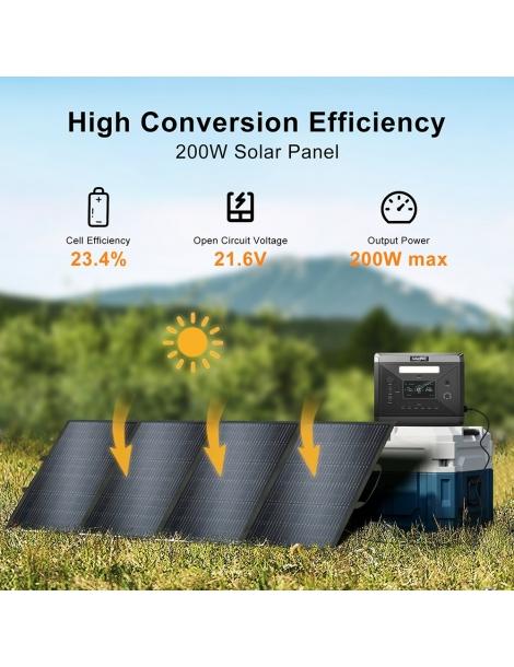 SolarPlay T200 Pannello solare potenza di uscita massima 200W alta efficienza di conversione 23 4% Vendita