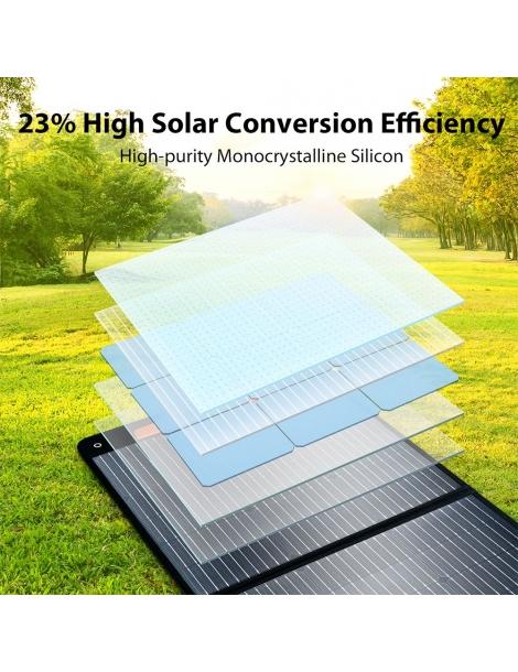 Oscal PM200 200W Pannello solare pieghevole cavalletto regolabile efficienza di conversione solare ≥22% - spina UE Soddisfazione Garantita