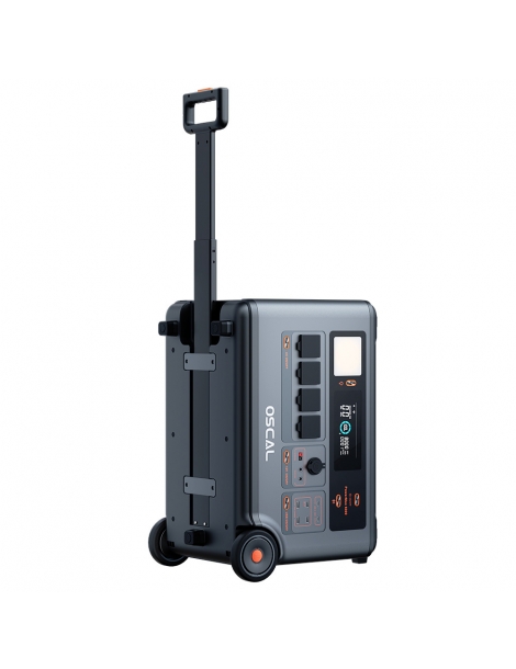 Oscal PowerMax6000 6000W Centrale Elettrica Portatile batteria LiFePO4 da 3600Wh a 57600Wh 14 uscite Sottocosto