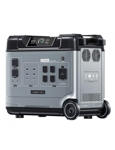 OUKITEL ABEARL P5000 Stazione di alimentazione portatile batteria LiFePO4 da 5120Wh uscita da 2200 W UPS da 2000 W Sconto