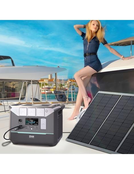 DaranEner NEO1500Pro Generatore Solare Portatile Da 1382Wh uscita CA da 1800W 14 porte Offerta
