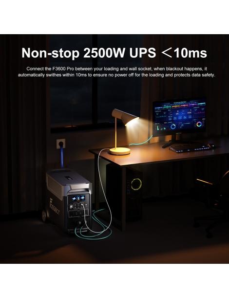 FOSSiBOT F3600 Pro 3840Wh Centrale Elettrica Portatile + 1* FOSSiBOT FB3840 Batteria Backup Elettrico Domestico Vendite Flash