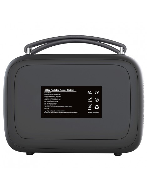 OUKITEL P501 505Wh / 500W Generatore Portatile per Viaggi in Campeggio – Arancione In Linea