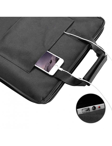 FlashFish SP50 18V/50W Pannello Solare Pieghevole Adattatore DC con Uscita 5V USB 18V DC Per Stazione Elettrica Vendita