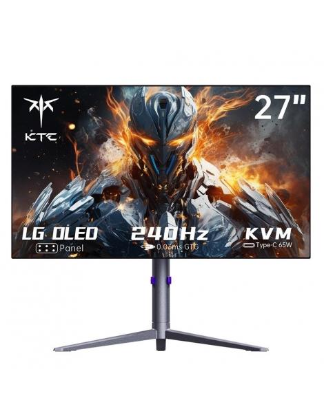 KTC G27P6 Monitor da gioco OLED da 27 pollici con risoluzione 2560x1440 aggiornamento a 240 Hz altoparlanti integrati Fino Al -60%