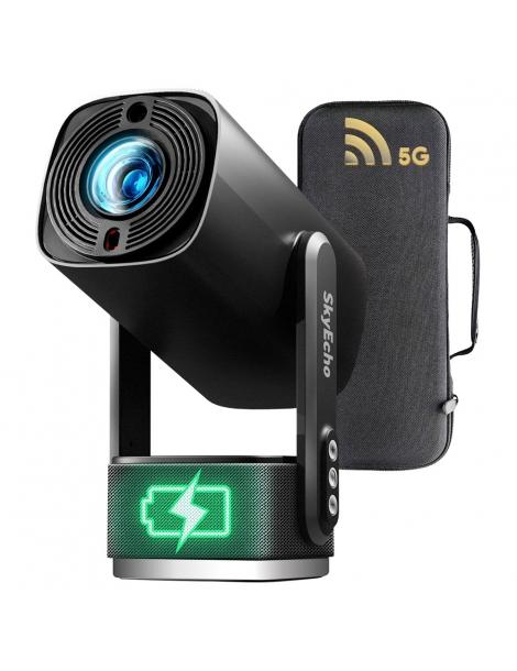 SkyEcho FreeONE Pro Proiettore portatile 350 ANSI Lumen risoluzione nativa 720P supporto gimbal a 270° 2025