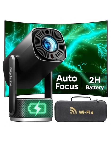 SkyEcho FreeONE Pro Proiettore portatile 350 ANSI Lumen risoluzione nativa 720P supporto gimbal a 270° 2025
