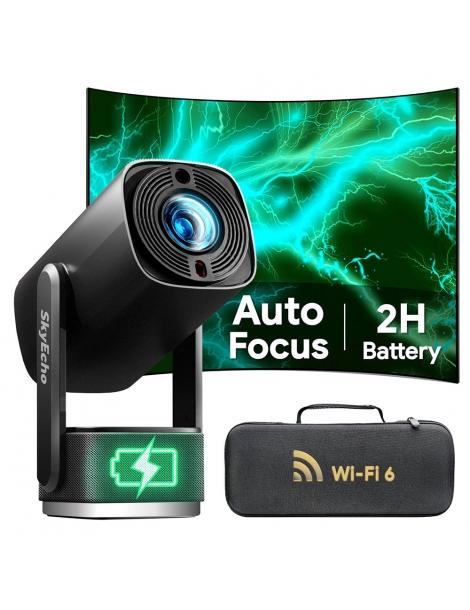 SkyEcho FreeONE Pro Proiettore portatile 350 ANSI Lumen risoluzione nativa 720P supporto gimbal a 270° 2025