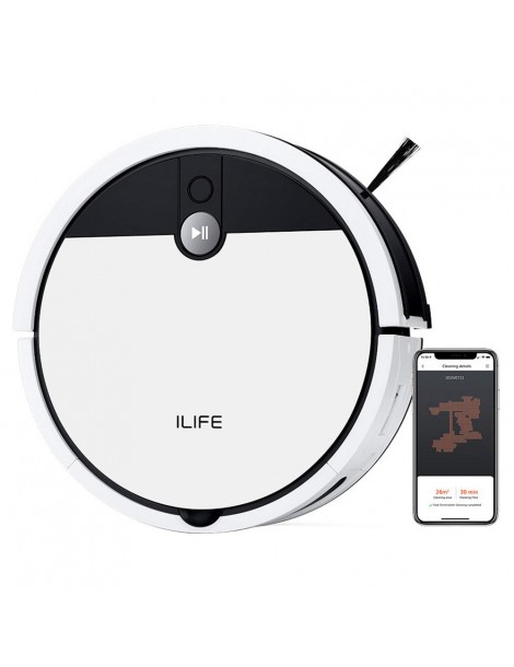 ILIFE V9e Aspirapolvere Robot Aspirazione Massima di 4000Pa Connessione Wi-Fi Grande Pattumiera da 700ml - EU Consegna Veloce