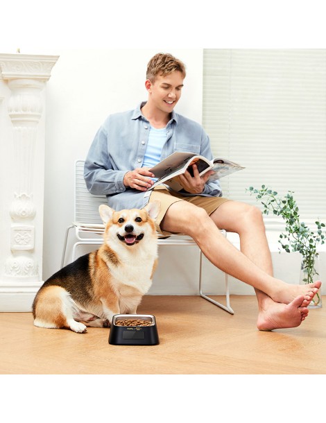Pawbby Dosatore Intelligente di Cibo per Animali con 4 unità di Pesatura Acciaio Inox 304 Registrazione dei Pasti su App Novità