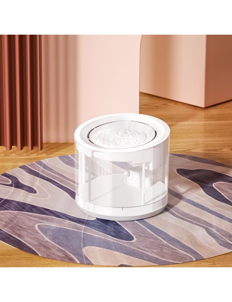 Petree 1.8L Distributore D'acqua Per Animali Domestici Sistema Di Purificazione Impermeabile a 4 Strati Filtrazione Del Pelo Sconto