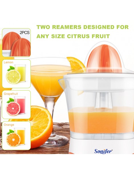 Sonifer SF5514 25W Electric Juicer Machine 1L Hand Press Citrus Juicer Maker Extractor Lemon Pomegranate Fruit Squeezer Hotsell