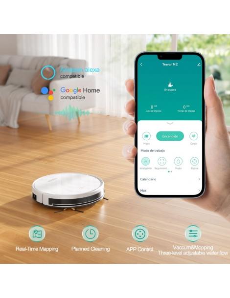 Tesvor M2 Robot Aspirapolvere con Funzione Mop Aspirazione 6000Pa Offerta speciale