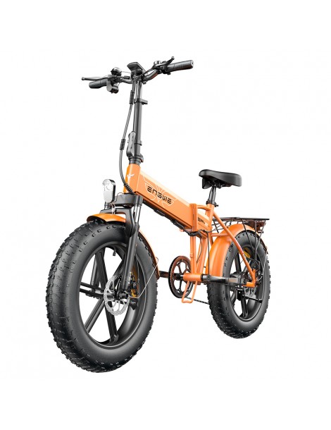 ENGWE EP-2 Pro 20 Pollici Bicicletta Elettrica Pieghevole con Pneumatici Grassi 750W Motore 48V 13Ah LG 2022 Versione –Arancia Offerta