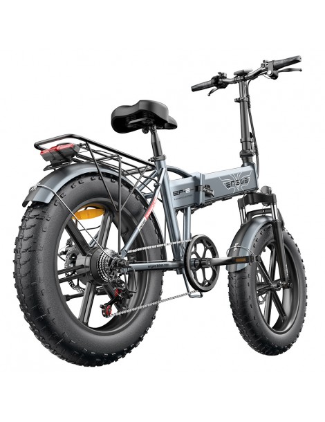 ENGWE EP-2 Pro 20 Pollici Bicicletta Elettrica Pieghevole con Pneumatici Grassi 750W Motore 48V 13Ah LG 2022 Versione–Grigio Economico