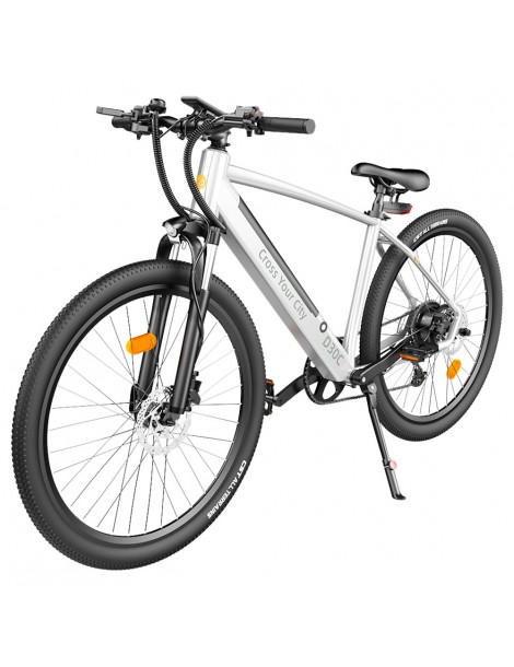 ADO DECE 300C(D30C) Bicicletta Elettrica 27.5in Pneumatico 36V 10.4Ah Batteria 250W Motore Shimano 9 velocità - Argento Negozio