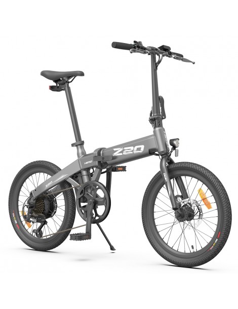 HIMO Z20 Max 20" Pneumatici Bici Elettrica Pieghevole Bici da città 250W Motore 36V 10Ah Batteria - Grigio Italy