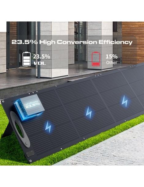 VDL POWER 200W Pannello solare portatile pieghevole cella monocristallina da 20V cavalletto regolabile Nuovo