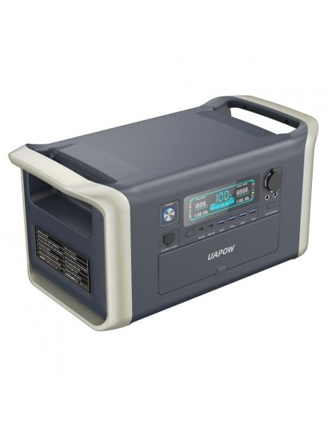 UAPOW Apower1000 Stazione di alimentazione portatile generatore solare LiFePO4 da 1024Wh uscita CA 1800W ricarica PD 100W Acquista Ora