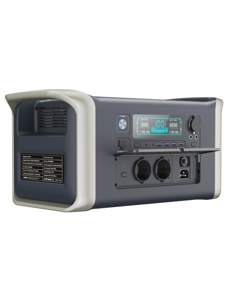 UAPOW Apower1000 Stazione di alimentazione portatile generatore solare LiFePO4 da 1024Wh uscita CA 1800W ricarica PD 100W Acquista Ora