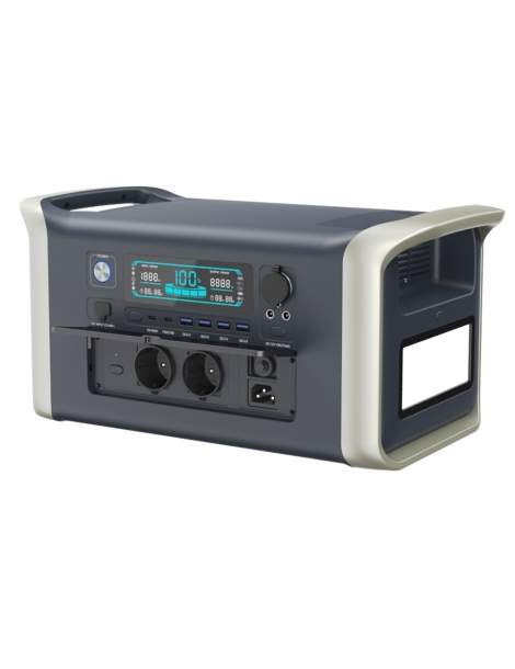 UAPOW Apower1000 Stazione di alimentazione portatile generatore solare LiFePO4 da 1024Wh uscita CA 1800W ricarica PD 100W Acquista Ora
