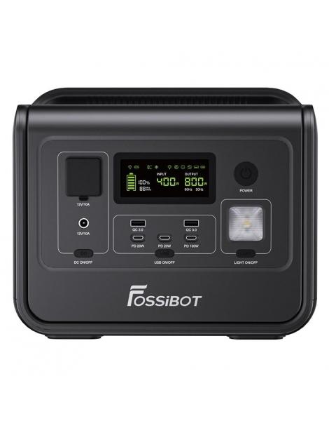 FOSSiBOT F800 Generatore Portatile Generatore Solare LiFePO4 da 512Wh - Nero Affare Del Giorno