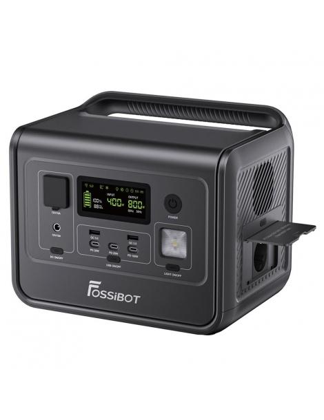 FOSSiBOT F800 Generatore Portatile Generatore Solare LiFePO4 da 512Wh - Nero Affare Del Giorno