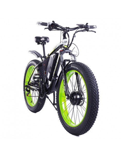 GOGOBEST GF700 26*4.0 Pneumatici Grassi Mountain Bike Elettrica 1000W Motore Brushless 48V 17 5Ah Batteria – Verde Offerta