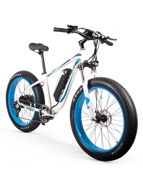 CYSUM M980 Pneumatici Grassi da 26 pollici Bicicletta Elettrica 1000W Motore Brushless 17Ah Batteria rimovibile - Nero Blu Online