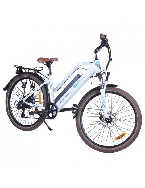 Bezior M2 Pro Ciclomotore elettrico 500W Motore 12.5Ah Batteria-Bianco In Vendita