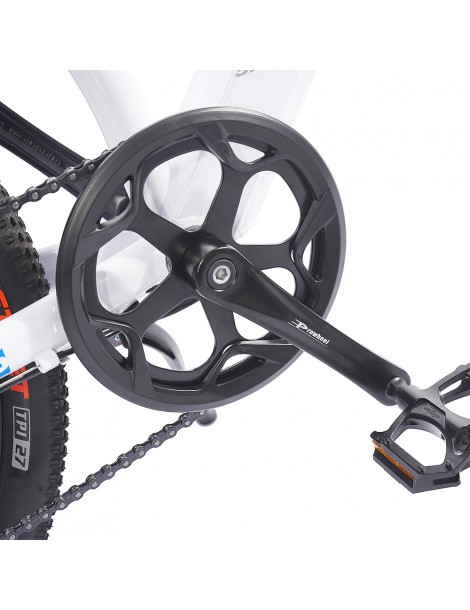 FAFREES F100 26' Bici elettrica 33 KMPH Mountain Ebike Adulti 350 W Motore 48 V 11 6 Ah Batteria rimovibile-Bianco Vendita Economica